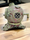 Antique Brass Scuba Deep Sea Diving Divers Helmet Mark V U s Navy Vintage 18 