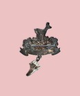 Vintage 1940s Obersalzberg German Alpine Pin Edelweiss Boot Allied Occupation