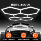 Hexagon Garage Lights 26400lm 5 Grid Honeycomb Led Shop Ceiling Light