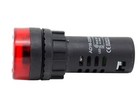 Ati 22mm 120v Ac dc Red Led Flashing Buzzer Pilot Panel Indicator Light