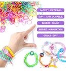 4800pcs Rubber Loom Bands Kit Children Mult-color Make Woven Bracelet Diy Gift  