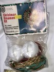 1984 Beaded Pin Sequin Ornament Kit Red Green Ball New Holiday Granny Core