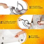 Vnn 500lbs h Commercial Snow Cone Machine Electric Ice Shaver Ice Crusher 48l