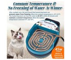 Heated Water Bowl For Dog And Cat heated Chicken Waterer  Outdoor Heated Pet