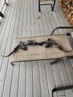 Camo Compound Bow W  Sight Arrow Rest Stabilizer Ambidextrous 50lb 28in