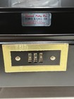 Vintage Bemis   Call Co Sesamee Policy Box Black Gold Amazing Condition