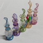 Egyptian Hand-blown Perfume Bottles  Multicolor Glass Set  Artisan Gift