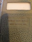Bank Of West Depere Wisconsin Small Booklet Bank Ledger Vintage 1920s  