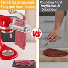 Adjustable 3 Thickness Meat Tenderizer Attachment For Kitchenaid Stand Mixers   