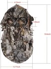 Ghillie Face Mask 3d Leafy Ghillie Camo Full Cover Headwear Hunting Accessories