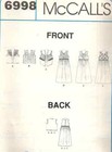 Mccalls 6998 Girl s Sz 7-8 Creative Clothing Jumpers   Vests Sewing Pattern Vtg