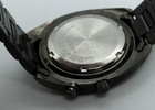 Seiko Kinetic 5m63-0ak0 Black Ion 100m Day Date   New Crystal   Capacitor
