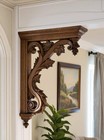 Hand-carved Wooden Corbel Decorative Carved 2 Pc Wall Hanging Decor