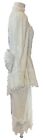 Vtg Jessica Mcclintock Gunne Sax High Neck White Lace Pencil Skirt  Bow Dress 4
