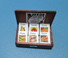 Seed Packages In Box Dollhouse Miniature 1 12 Scale - Fast Us Shipper