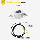 10000psi Digital Hydraulic Pressure Gauge Test Coupling Kit 1 4 Npt 700bar 70mpa