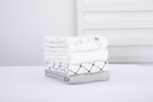 Baby Muslin Swaddle Blanket Receiving Breathable Bamboo Cotton 4 Pc  47x47