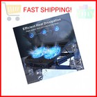 Laptop Cooling Pad With Adjustable Height Two 5 1 Inches Fan 2 Usb Ports Suitabl