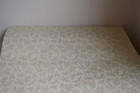 Vintage Christmas Wrapping 1950 s Paper 4 Yards  30  Wide Silver Holly On Cream