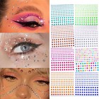 Body Face Gems Stick On Jewels Festival 3d Glitter Crystals Rhinestonesstickers 