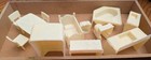 Lot Vintage Superior Dollhouse Furniture Miniature Set 1960s Retro Vtg Miniature