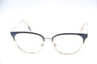New B Burberry 1334 1109 Black Gold Authentic Frames Eyeglasses 52-17