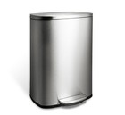 Nine Stars 13 Gallon Step On Stainless Steel Trash Can