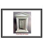 Vintage Marx Colonial Dollhouse Replacement Part Front Door   Door Frame