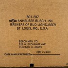 Vintage Bud Light Beer Bar Man Cave Mirror Sign 22inx18in Anheuser Busch