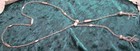 Italy 925 Sterling Silver Bolo Lariat Station Bead Tassel Necklace 36 9g