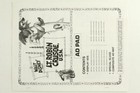 Vintage Movie Pressbook Walt Disney Lt Robin Crusoe Usn Us Navy Ad Pad Slugs