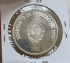1983 Uruguay 500 Nuevos Pesos - 1973 Dam Km  82 - Silver