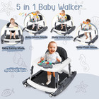 5 In 1 Baby Walker Foldable Music And Lights With 5 Adjustable Heights  Baby Wal