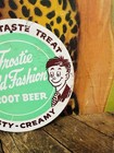 Vintage C  1940 Frostie Root Beer Fan Pull Sign Coca Cola 7up Pepsi Dr Pepper