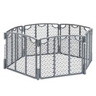 Indoor Outdoor Playpen Safety Gate Portable Foldable Quick Assembly Fun Space Us