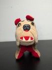 R  Dakin Dream Pets Vintage Stuffed Beige Bulldog Toy 5  Japan Plush