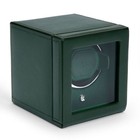 Wolf Cub Single Watch Winder With Cover  Green  Glass  Mpn 461141