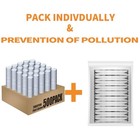500 Packs Sterile Plastic Petri Dishes With Lid Thickened Version  1438v T5