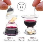 Truevine Chalice Communion Cups And Wafer Set - Prefilled Cups W fresh Unleav   