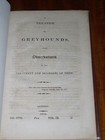 Very Rare Greyhound Dog Book 1816  the First Book About Any Breed Of Dog  