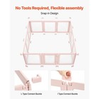 Vevor Dog Whelping Box  60x59x23 In Transparent Plastic Dog Whelping Pen For X-l