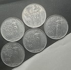 Italy 9 Coin Lot 100 500 10 Lire 1951-1991 Minerva Bimetallic World Coins