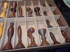       vintage 1958 Anri Universum Space Age Chess Set Atomic Arthur Elliott -3