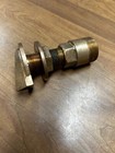 Vintage Perko Bronze Bottom Bailer Drain Vent 1  Od Century Chris Craft Gar Wood