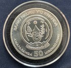 Rare - 2013 Rwanda Wildlife Series African Cheetah - 1oz Silver