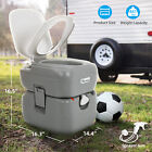 Portable Travel Toilet 5 8 Gallon Rv Porta Potty W level Indicator Hand Sprayer