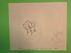 Spongebob Squarepants Original Production Cel Cell Drawing Animation Art