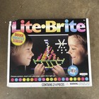 Lite Brite Toy Set 214 Pieces Glowing Pegs Templates Magic Screen Art Guide
