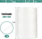  18  500 Ft Length String Line  String  Construction String  White String