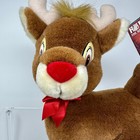 Rudolph The Red Nosed Reindeer Plush Stuffed Animal Vintage Applause Tag